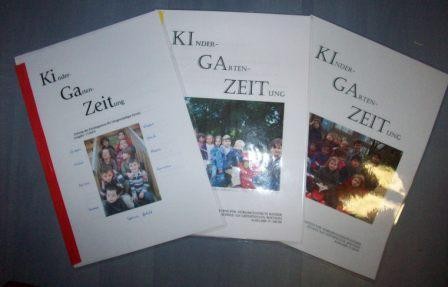 Beispielexemplare der Kindergartenzeitung