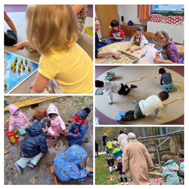 Kinder im Kindergarten